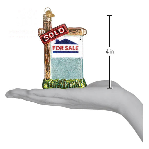 Realty Sign Ornament - Old World Christmas