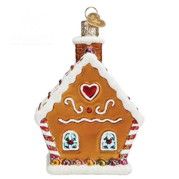 Sweet Gingerbread Cottage Ornament - Old World Christmas