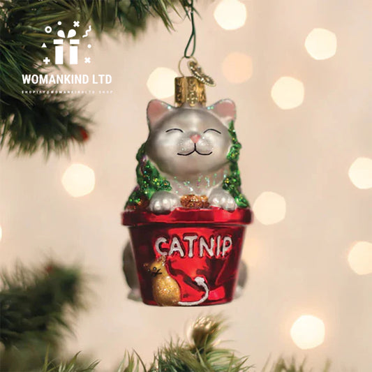 Catnip Cat Ornament - Old World Christmas