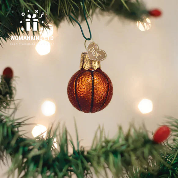 Mini Basketball Ornament - Old World Christmas