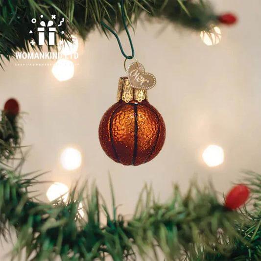 Mini Basketball Ornament - Old World Christmas