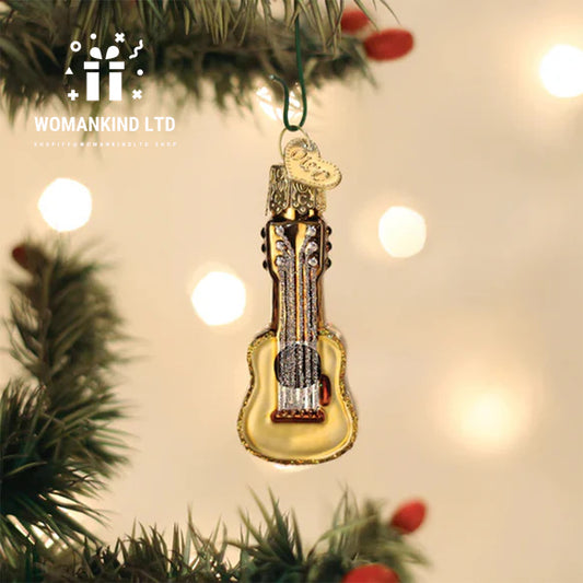 Mini Guitar Ornament - Old World Christmas
