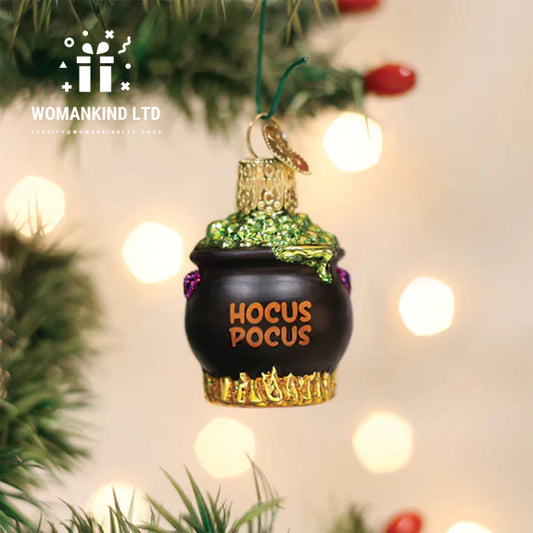 Mini Halloween Cauldron Ornament - Old World Christmas