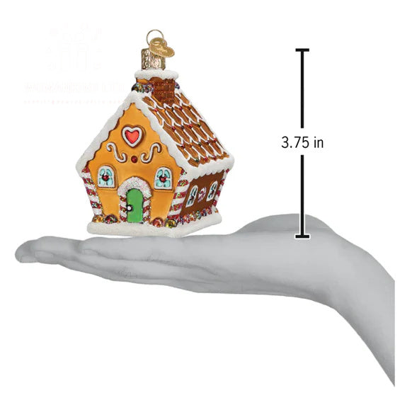 Sweet Gingerbread Cottage Ornament - Old World Christmas
